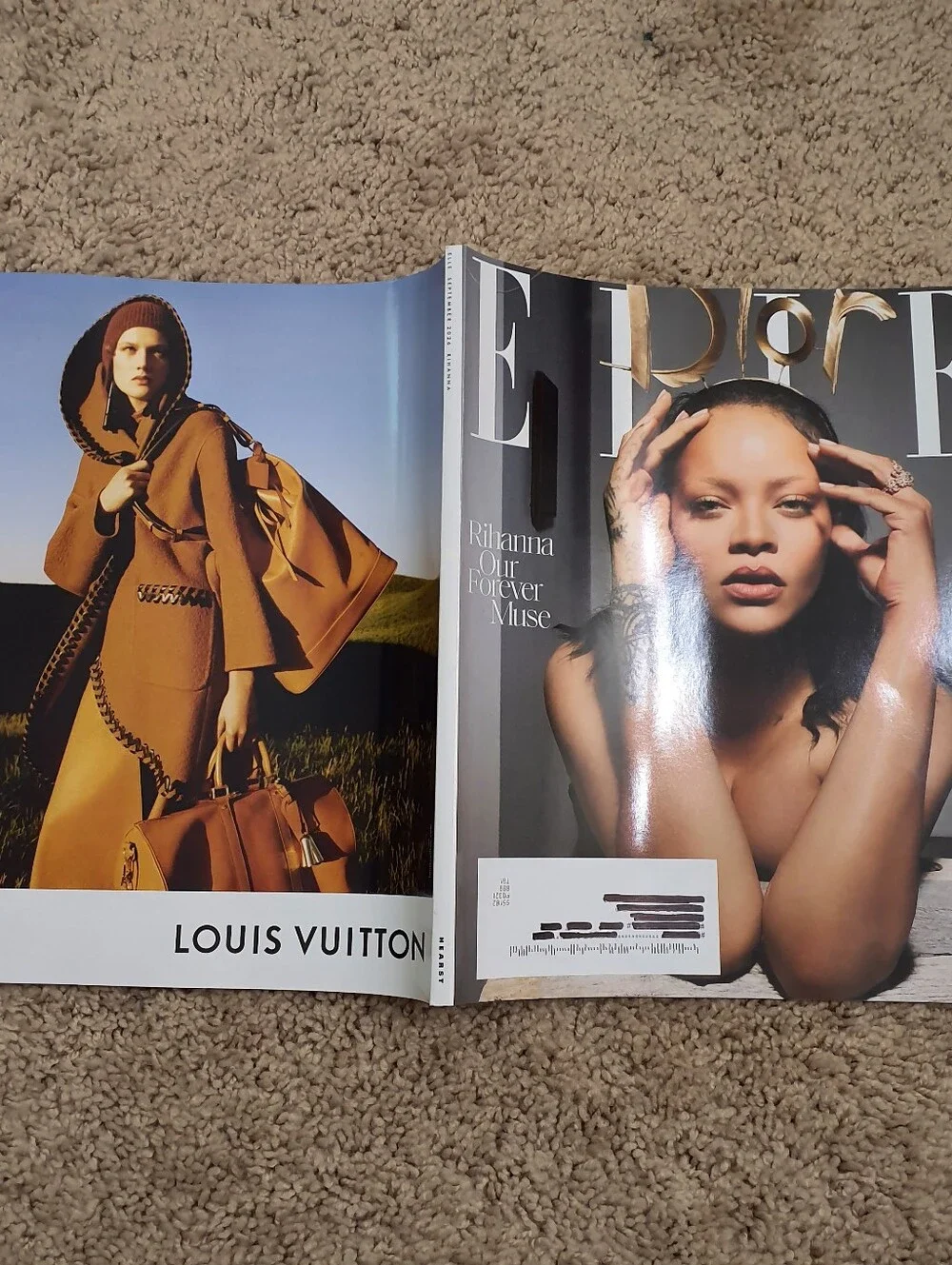 ELLE Magazine September 2026 Issue Rihanna Cover Illustrated Fashion enthusiasts